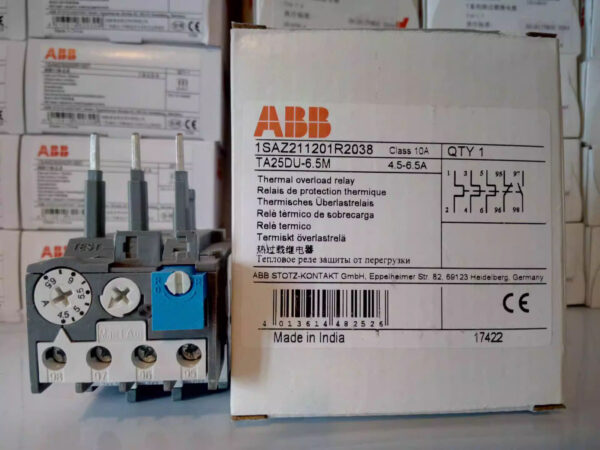 ABB 1SAZ211201R2038 TA25DU-6.5M Surge Arrester Thermal Overload Relay - Image 5