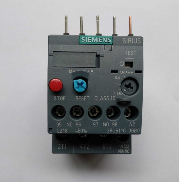 Siemens 3RU6116-0AB0 Motor Thermal Overload Relay 3RU6116 - Image 3