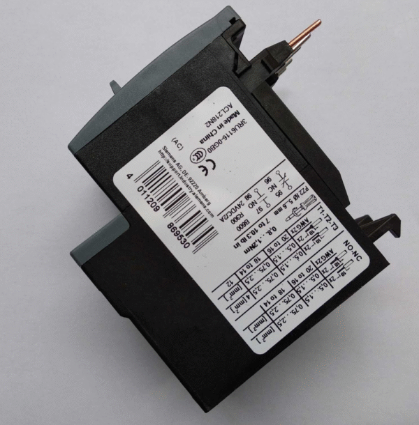 Siemens 3RU6116-0AB0 Motor Thermal Overload Relay 3RU6116 - Image 2