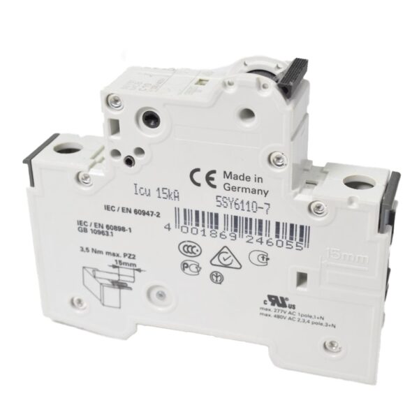 Siemens 5SY6110-7 Circuit Breaker air Switch Main Switch