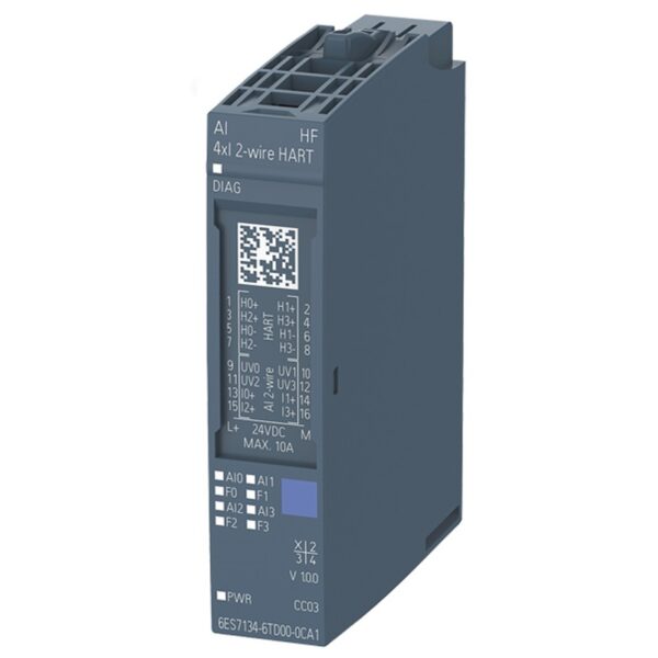 Siemens Input Module 6DL1134-6TH00-0PH1 ET 200SP HART Programmable Controller Module - Image 3