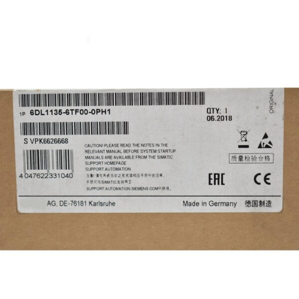 Siemens Analog Output Module 6DL1135-6TF00-0PH1 Programmable Controller Module - Image 3