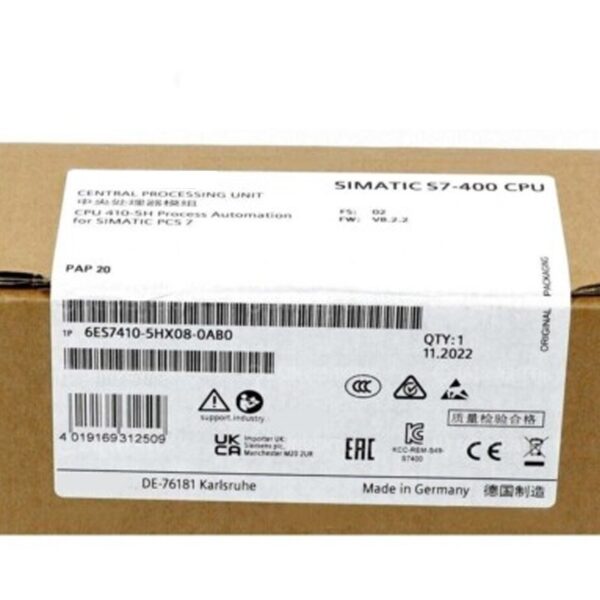 Siemens 6ES7410-5HX08-0AB0 Programmable Controller Module - Image 3
