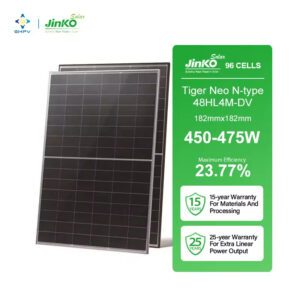 Jinko 48HL4M-DV 450W 455W 460W 465W 470W 475W Tiger Neo N-type Solar Panel