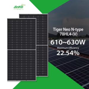 Jinko Tiger Neo N-type 78HL4-(V) 610W To 630W Bifacial Solar Panel