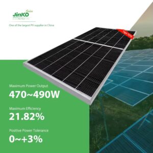 Jinko Solar Panel 470 W 475W Tiger 78TR 480W 485W 490W Panel Solar Pannelli Fotovoltaici