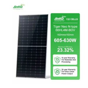 Jinko 66Hl4M-BDV 600W To 625W Tiger Neo N-type Solar Panels