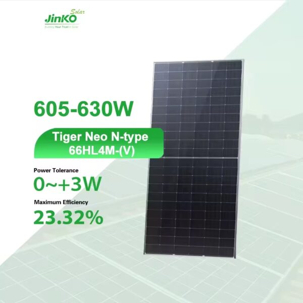Jinko 66HL4M-(V) 605W 610W 615W 620W 625W 630W Solar Panels