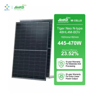 Jinko Tiger Neo N-Type 48HL4M-BDV Solar Panel 445W 450W 455W 460W 465W 470W