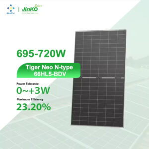 Jinko 695W To 720W Tiger Neo N-type 66HL5-BDV Solar Panel