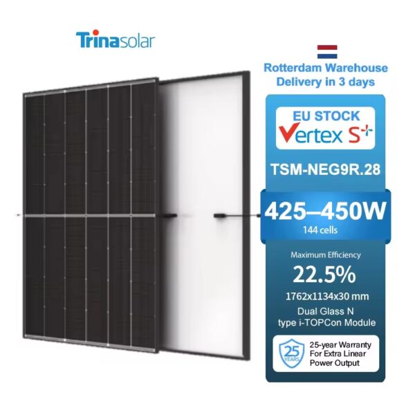 Trina Solar TSM-NEG9R.28 Vertex S+ 425W 430W 435W 440W 445W 450W Solar Panel