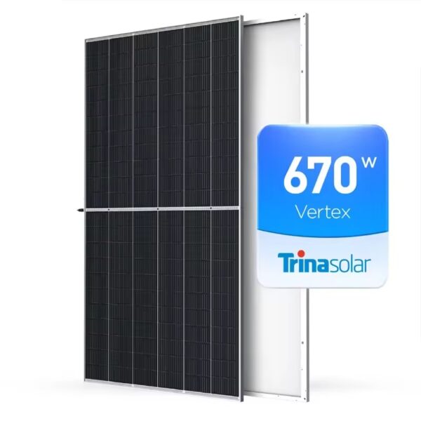 Trina Solar Panels Vertex S TSM-DE21 Mono 650W to 680W Panneaux Solaires Fotovoltaico Modules