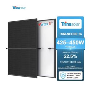 Trina Solar TSM-NEG9R.25 435W - 465W Dual Glass Solarmodule All Black Solar Panels PV Modules