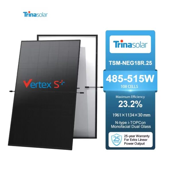 Trina Solar TSM-NEG18R.25 565W - 595W Photovoltaic Panel