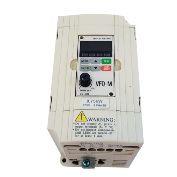 Delta Single-phase Inverter VFD007M23A Programmable Controller Module Control Module - Image 3