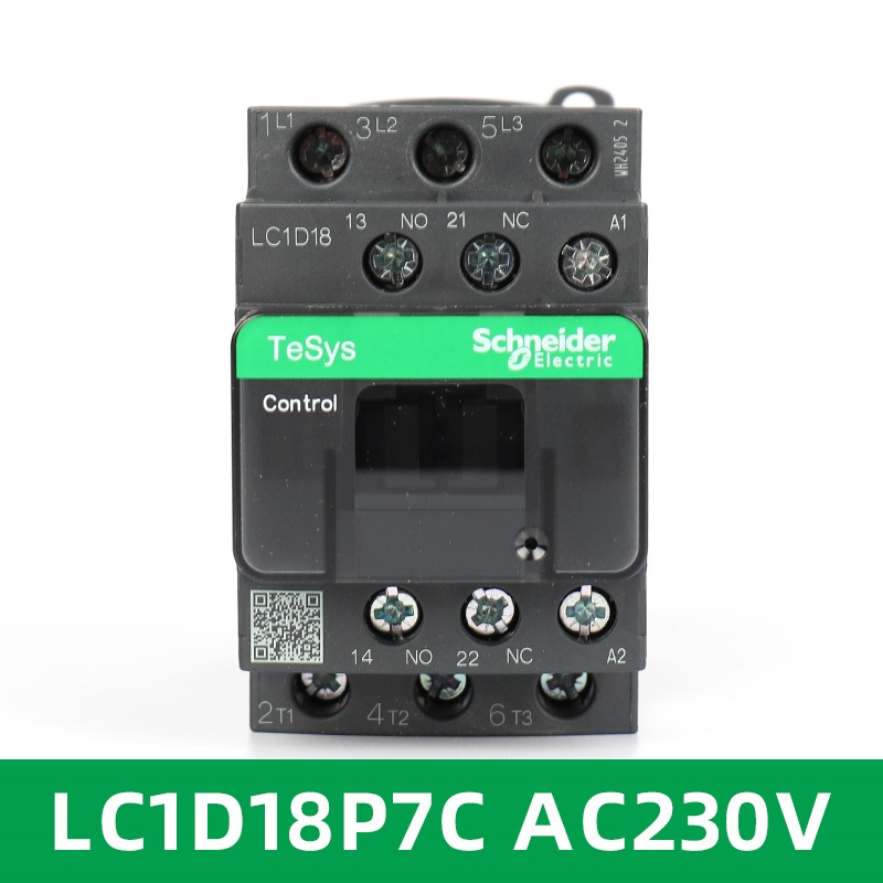 Schneider Ac Contactor LC1D18B7C LC1D18CC7C LC1D18E7C LC1D18F7C LC1D18M7C LC1D18Q7C LC1D18P7C AC24V/36V/48V110V/220/230V/380V LC1D18 Series contactor - Image 8