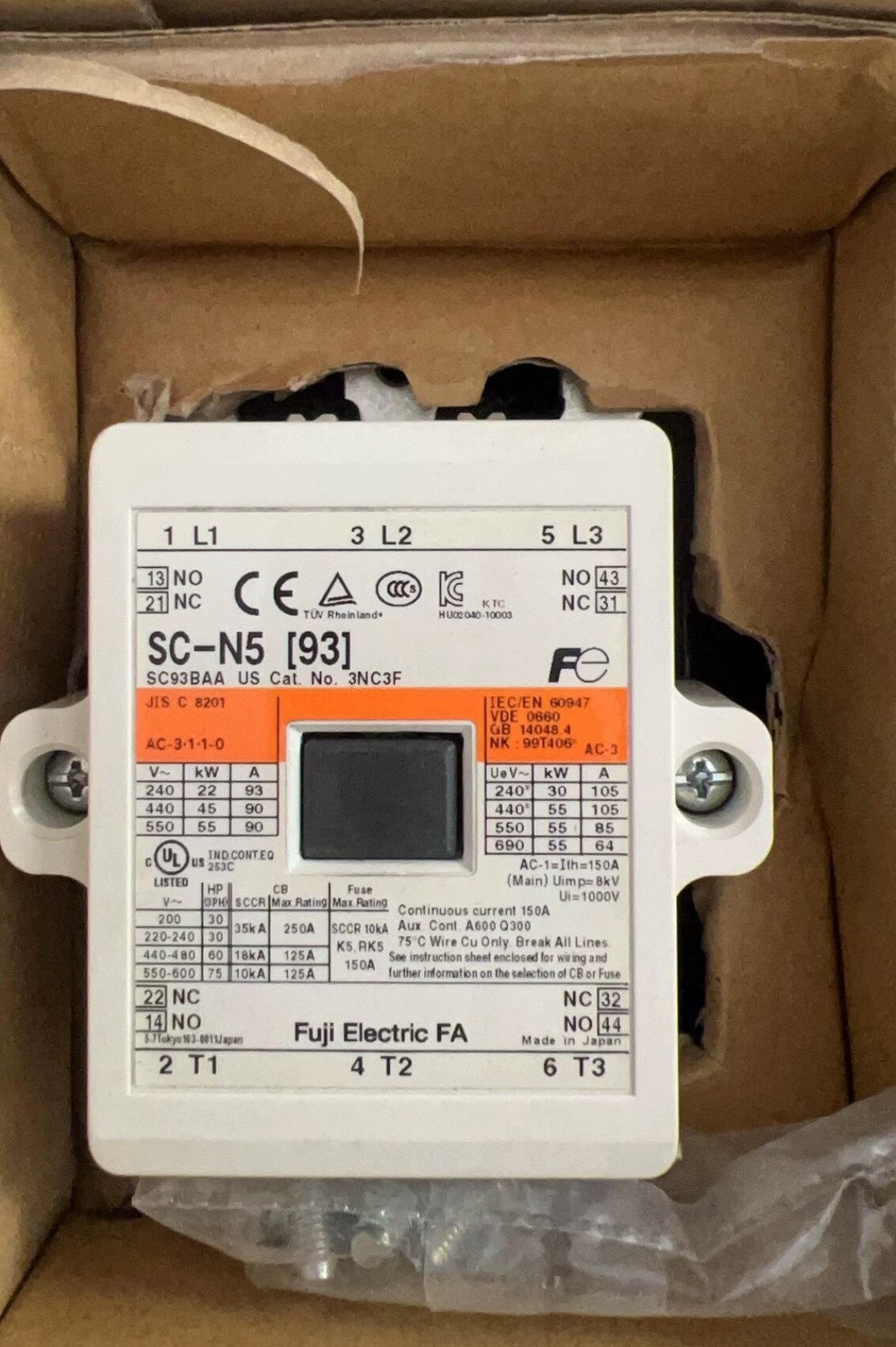 FUJI SC-N4 SC-N5 SC-N6 SC-N7 SC-N8 SC-N10 SC-N11 SC-N12 Compact Photoelectric Sensor AC/DC 100-127V 200-250V 380-450V - Image 2